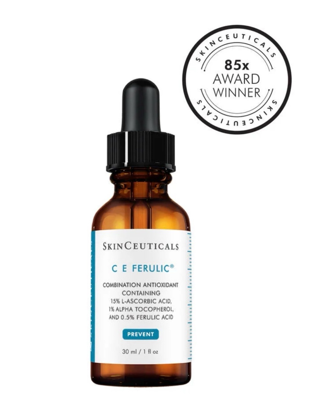 SkinCeuticals C E Ferulic Antioxidant Serum - amber and black